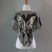 Sequin Butterfly Top / Vintage 70s Silk Sequined Top / Sequined Butterfly