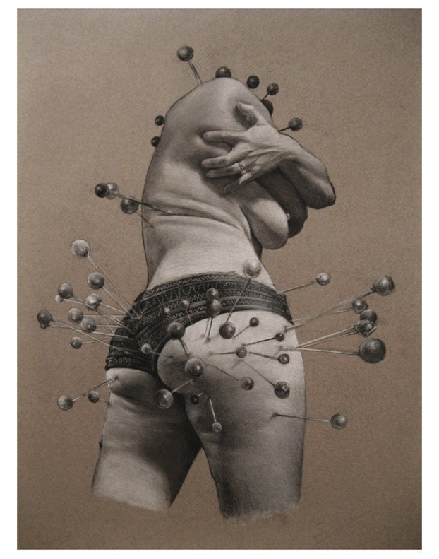 The Pin Tushion  signed 16x20 print