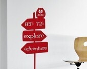 Wall Decals Sign of Adventure