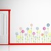 Wall Decals Doodle Flower Garden (Set of 10) - Vinyl Wall Stickers Art