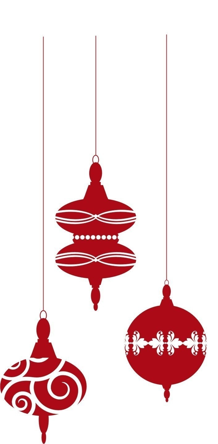 Vintage Ornaments Vinyl Text Wall Words Decals Stickers Art Graphics Holiday