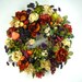 Tuscan Style Jewel Tone Fruit Floral Wreath by Ed The Wreath Guy