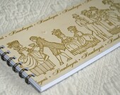 Bamberger's Recycled Notebook, Journal, Jotter, Gold & Ivory