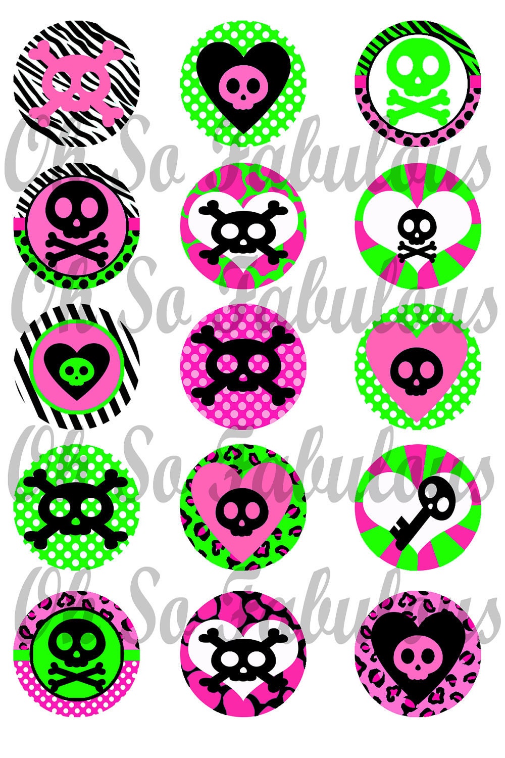 cute skulls