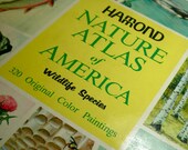 etsyprojectembrace  - Vintage 1972 Hamond Nature Atlas of America-320 Original Color Paintings