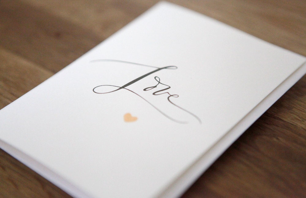 Love & Heart Card