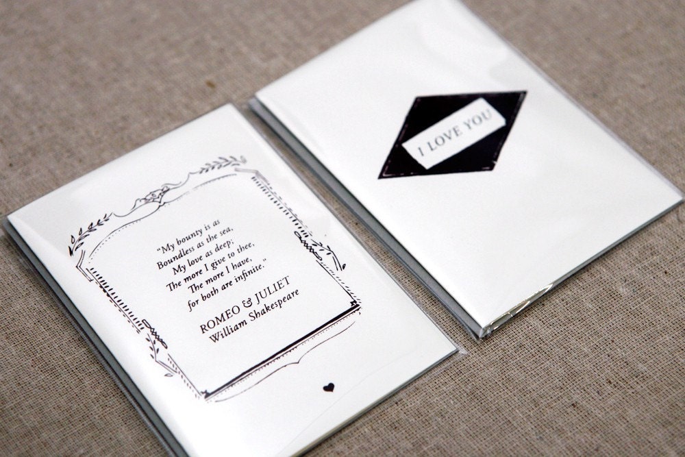 Romantic Love Notes (set of 2)