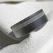 Titanium Wide Offset Silver Inlay or Wedding Band