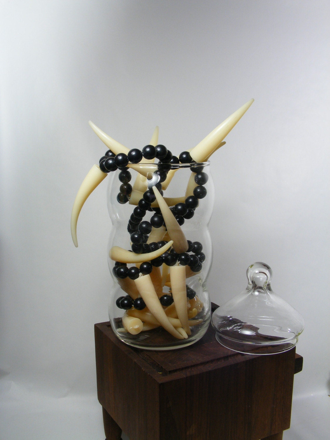 Curvy Vintage Apothecary Jar