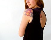 Black Velvet Cutout Mini Dress ............... medium large