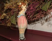 Polly Charlene Cloth Paper Doll Valentine