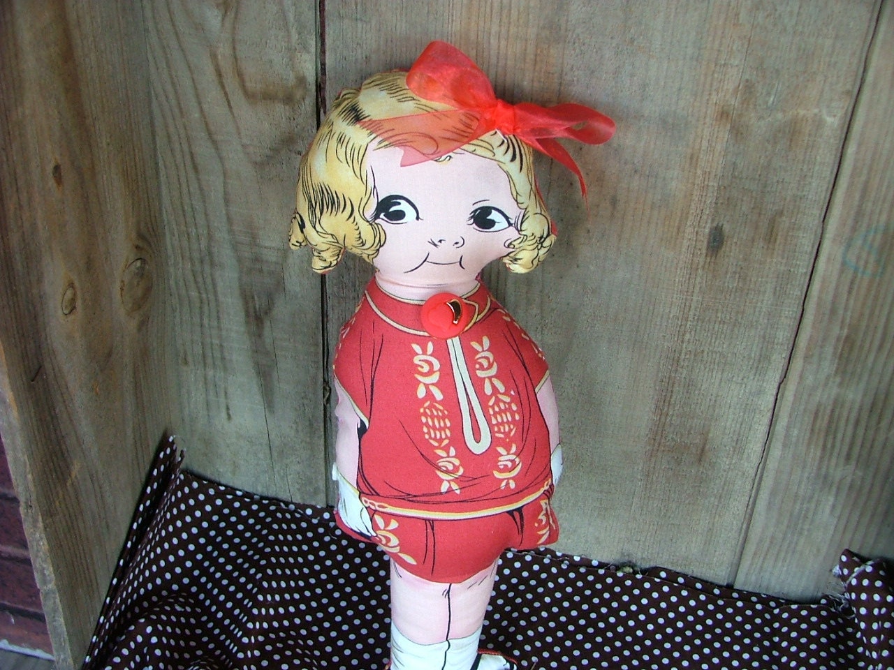 Katherine Irene Large Cloth Paper Doll Vintage Inspired