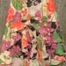 Bold And Beautiful FLORAL print APRON FULL Length Flouncy Ruffled