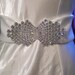 Haute Couture Czech Rhinestone Bridal Belt-Patent Leather-Made to Order-CRBoggs Original Design