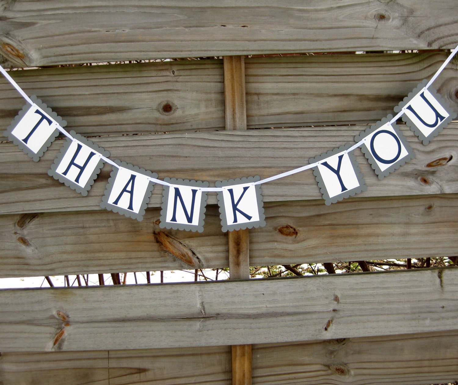 Thank You Banner in Custom Colors