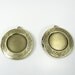 Vintage Round Brass Locket with Recess - Antique Brass (2)