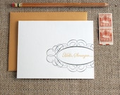 Letterpress 'Hello Stranger' Greeting Card - 4 pack