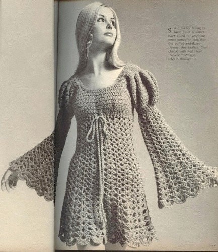 Crochet Pattern-------------- AMAZING JULIET DRESS---------- Poetic Beauty
