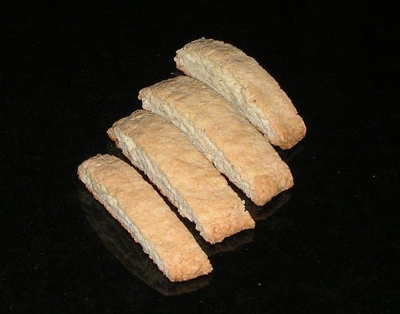 Almond Italian Biscotti Cookies 1 Dz Valentines Gift for Coffee Lover