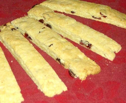 Almond Cranberry Italian Biscotti Cookies 1 Dozen Cookies