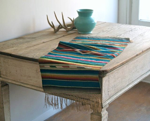 Reserved For Amy --Vintage Handwoven Southwestern Rug