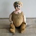 Antique German Minerva Tin Head Doll, 1890 to 1910, Metal Head, Cloth Body, Victorian, Edwardian