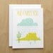 Letterpress Valentine Card // And I Miss You