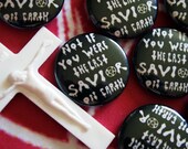 Not if You Were the Last SAVIOR ON EARTH Pin// Satanic, Sleek, and Stylish