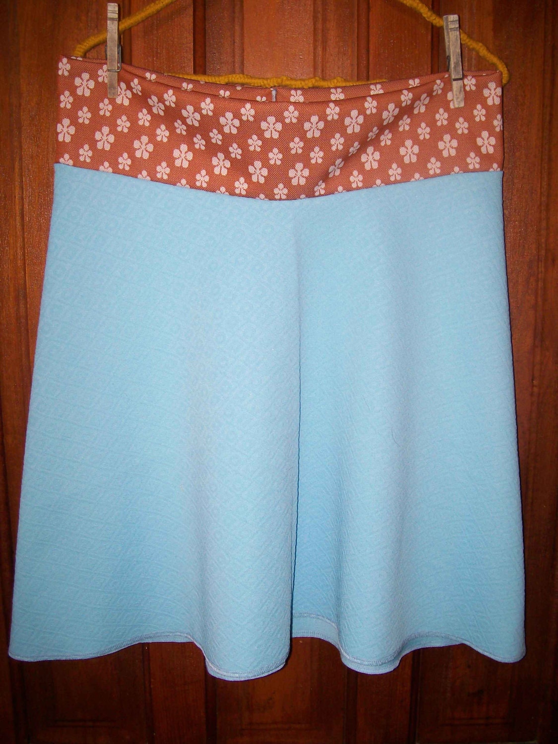 Frances Skirt-Vintage Stretch Fabric - Size Large