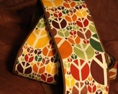 Vegan Guitar Strap-Peace pattern
