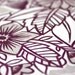 Flower Heart Block Print