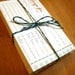 3x5 Recipe Cards Illustrated by Hand