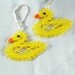 Ducky Ducky--Bobbin Lace Earrings