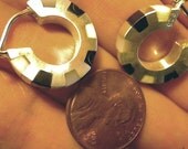 Howie Earrings Howie  the TV star has them so can you  all of Nature all natural materials inlay into Silver ear huggers