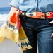 SALE Silk Sarape Print Scarf in Melon