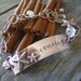 Mermaid... hand stamped sterling silver rustic ID style bracelet with hand made chain