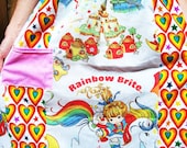 Rainbow Brite Vintage Patchwork Girls Dress