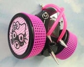 TRASHGLAM Hello Kitty novelty PINK gas mask Cosplay BUBBLEGOTH anime manga