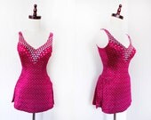 Pink Retro Swimsuit Size Small
