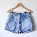 Grunge Denim Jean Shorts 28 Inch Waist