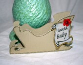 Handmade Box Gold Sleigh Gift Box Table Decor Christmas Santa's Sleigh Candy Box Party Favor
