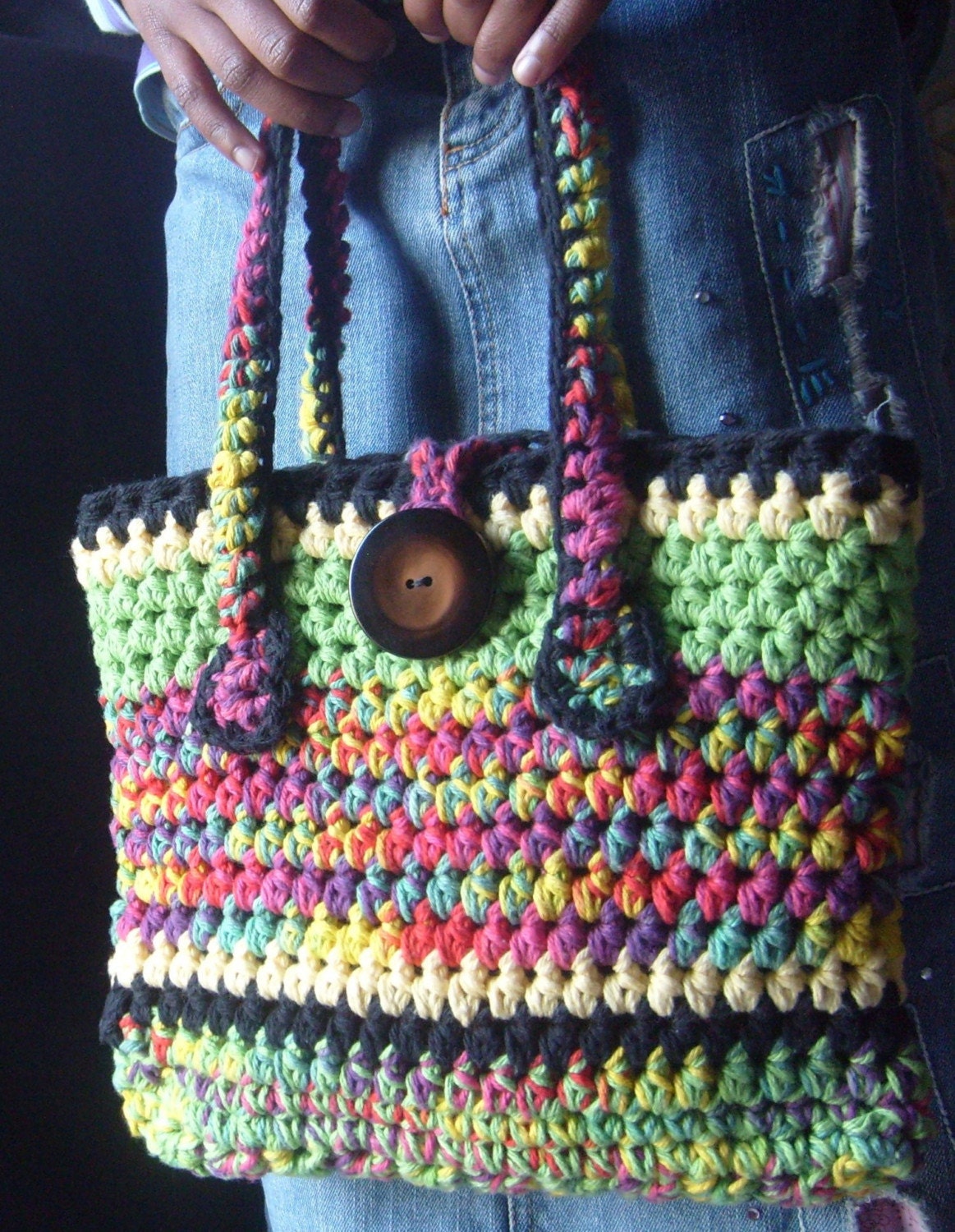 The FIESTA Handbag OOAK Fully Lined / Complete With Accessories / On Sale Now