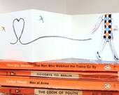Pencil Heart concertina card/ Valentine