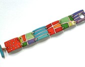 Multi-colored Enamel Bracelet