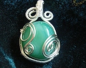 Jewelry Tutorial Pendant Necklace  Wire Wrap Pendant  No 22