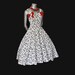 The Ultimate Darling Vintage 50's Full Circle Skirt Dress