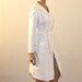 1960's Jacket / The White Party Vintage 60's Summer Weight Mod Coat