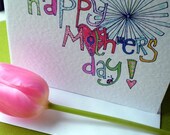 a Whimsical and Cute Card for Momma. MOTHERS DAY MAY 9TH