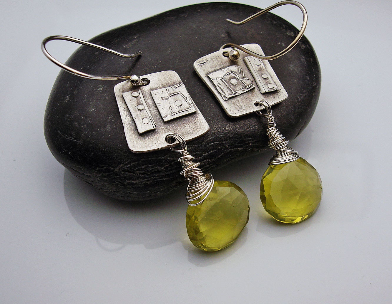 Sassafrass - Lemon Topaz and Silver Earrings