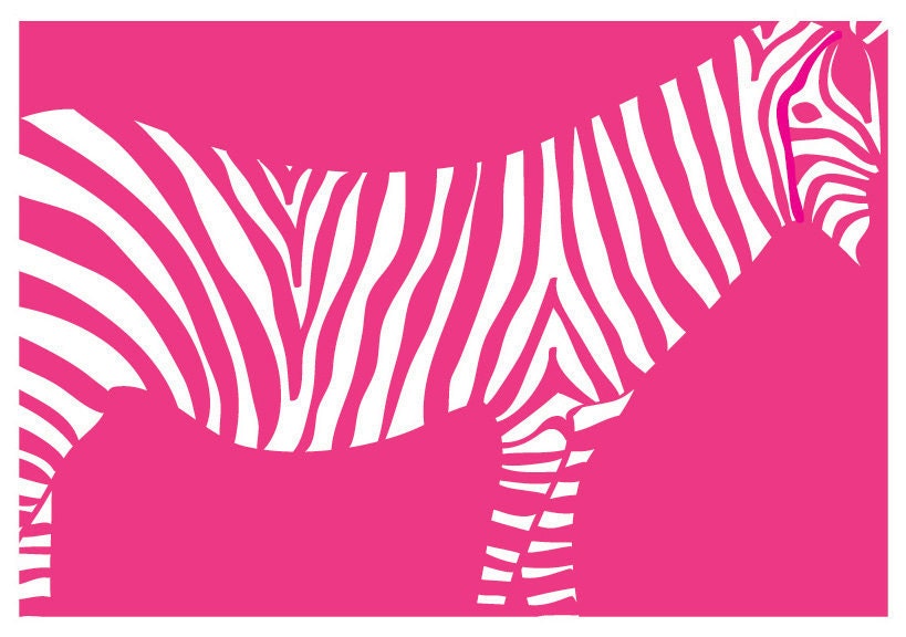 Zebra Print / Pink